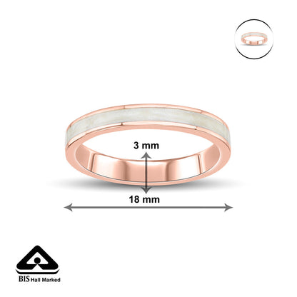 Sleek Line Gold Band Ring for Women