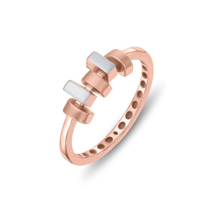 Flair Muse Gold Fashion Ring for Women