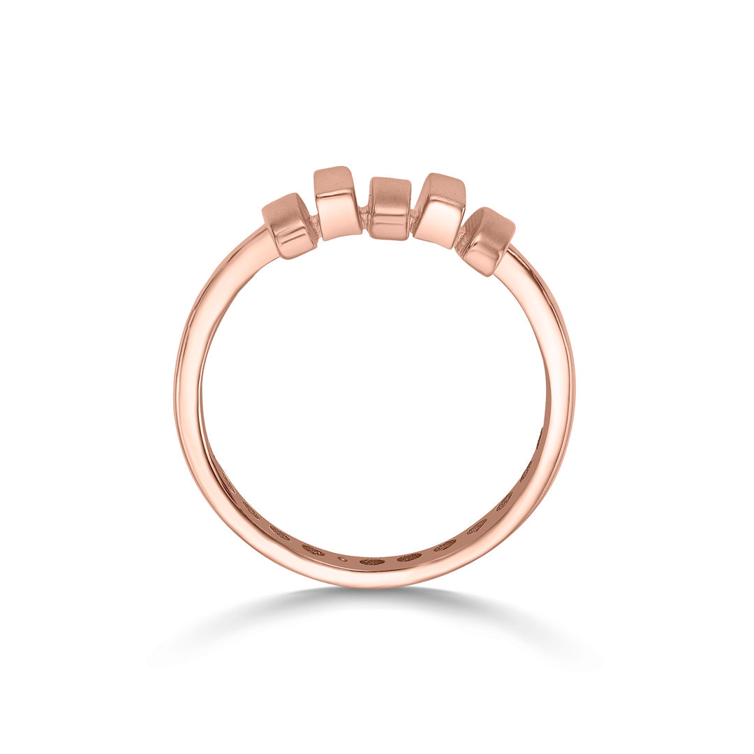 Flair Muse Gold Fashion Ring for Women