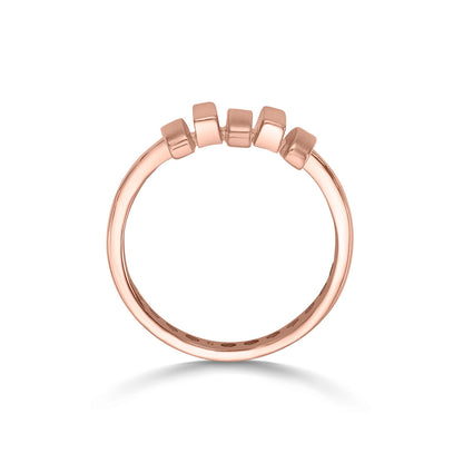 Flair Muse Gold Fashion Ring for Women