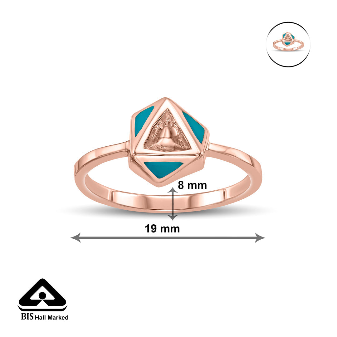 Gleam Trace Gold Fashion Ring for Women