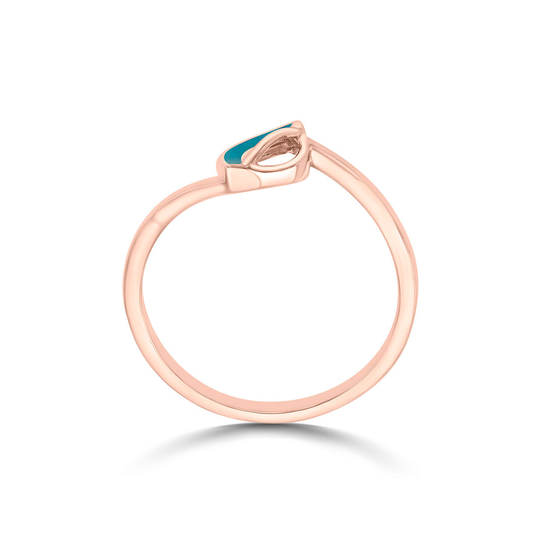 Fine Line Gold Fashion Ring for Women