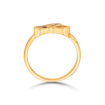 Botanical Knot Gold Fashion Ring for Women