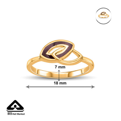 Botanical Knot Gold Fashion Ring for Women