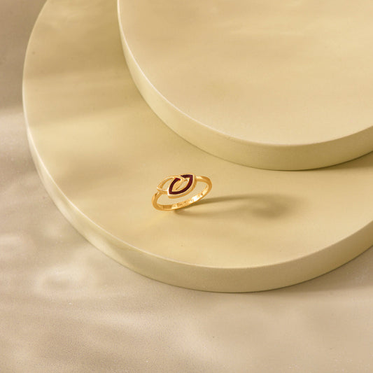 Botanical Knot Gold Fashion Ring for Women