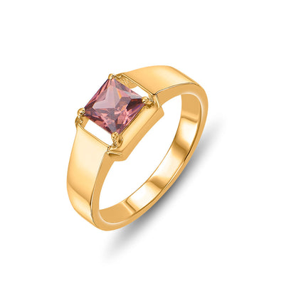 Rosé Bloom Gold Fashion Ring for Women