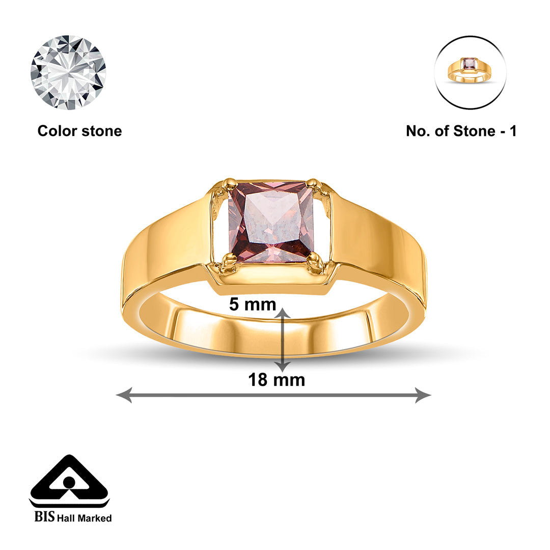 Rosé Bloom Gold Fashion Ring for Women
