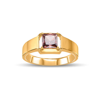 Rosé Bloom Gold Fashion Ring for Women