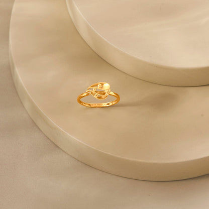 Solar Edge Gold Classic Pendant for Women