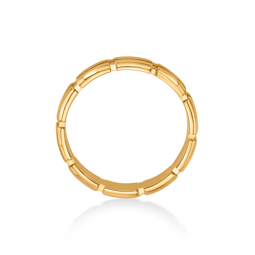 Vibrant Band Gold Ring for Women