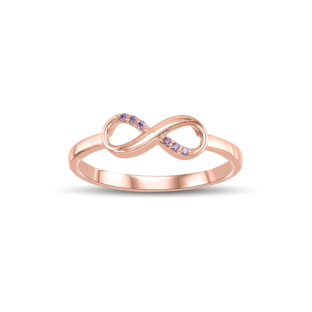 Golden Knot Gold Eternity Ring for Women