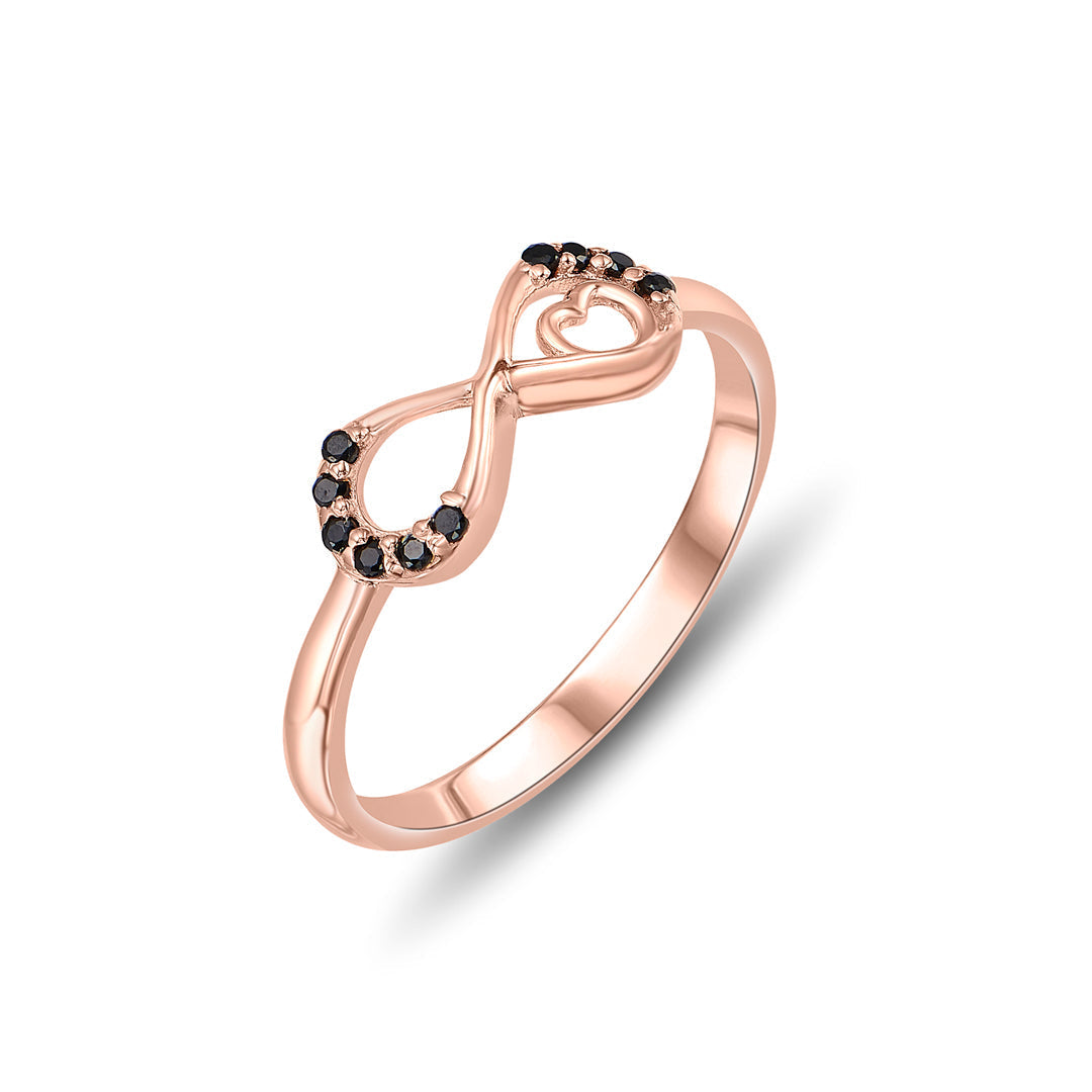 Infinity Aura Gold Eternity Ring for Women
