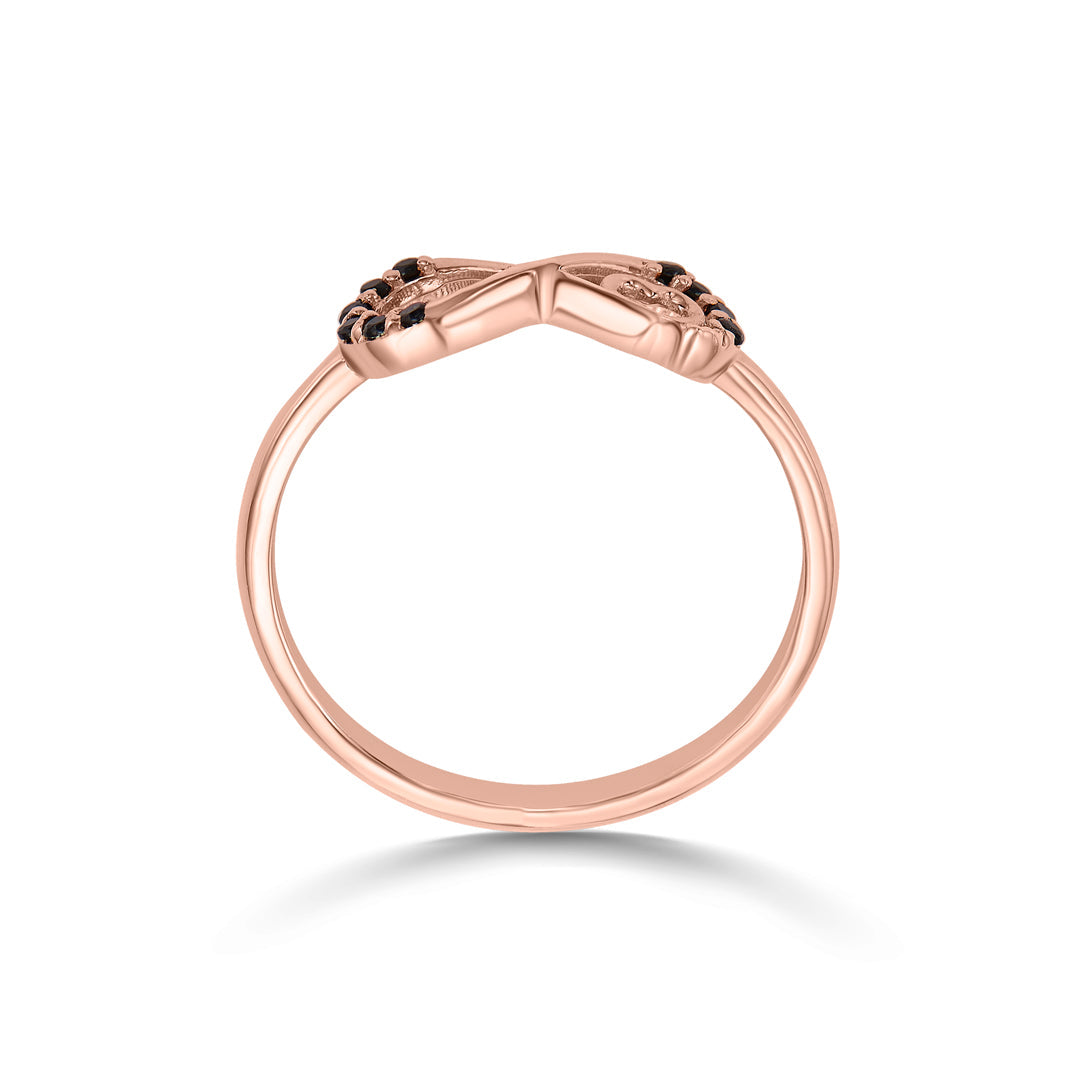 Infinity Aura Gold Eternity Ring for Women