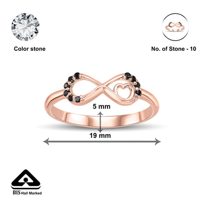Infinity Aura Gold Eternity Ring for Women
