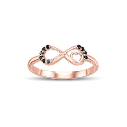 Infinity Aura Gold Eternity Ring for Women