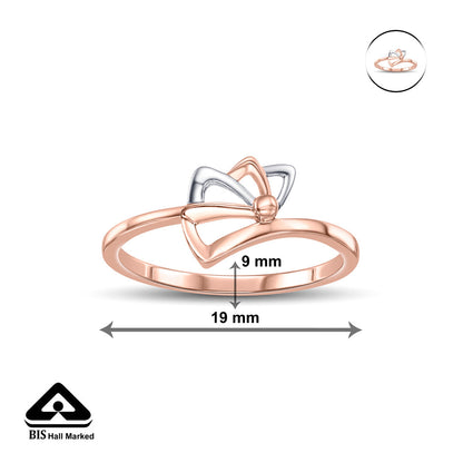 Charm Link Gold Casual Ring for Women