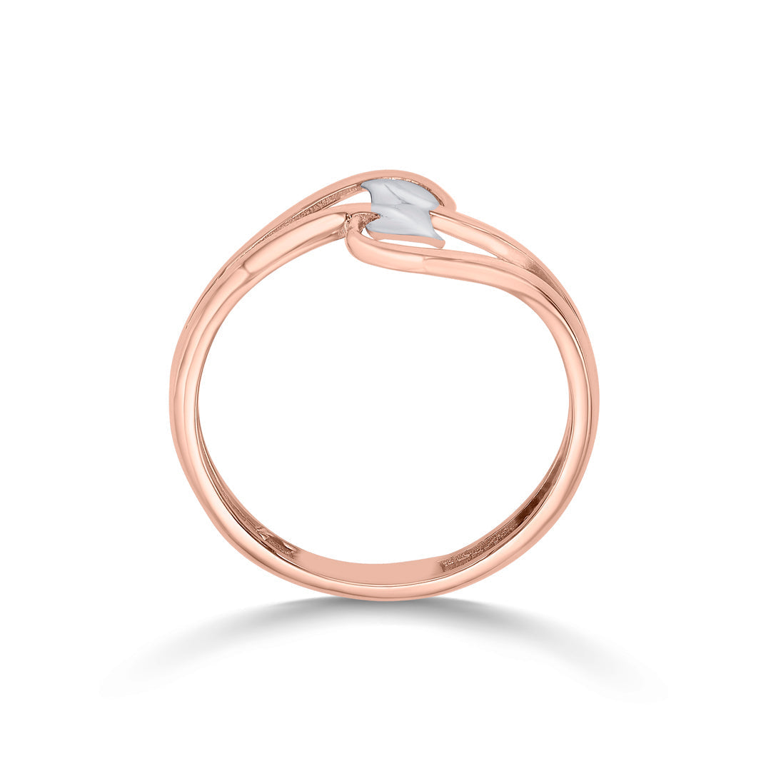 Velvet Arc Gold Casual Ring for Women