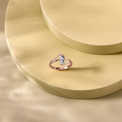 Velvet Arc Gold Casual Ring for Women