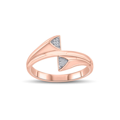 Spiral Balance Gold Casual Ring for Women