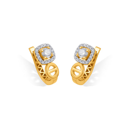 Vistara Peak Gold Hoops & Huggies Earrings for Women