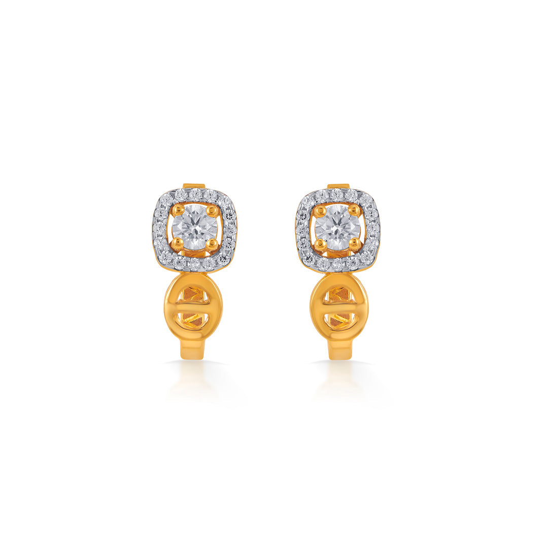 Vistara Peak Gold Hoops & Huggies Earrings for Women