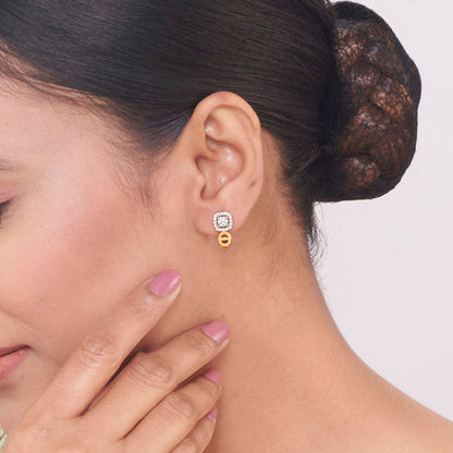Vistara Peak Gold Hoops & Huggies Earrings for Women