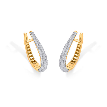 Radiya Circle Gold Hoops & Huggies Earrings for Women