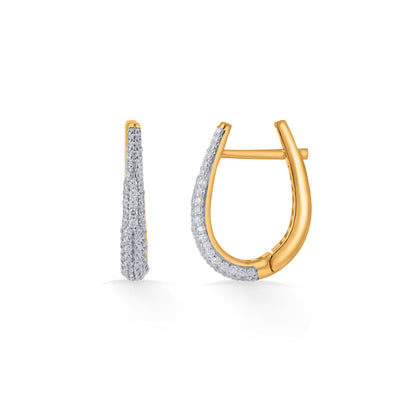 Radiya Circle Gold Hoops & Huggies Earrings for Women