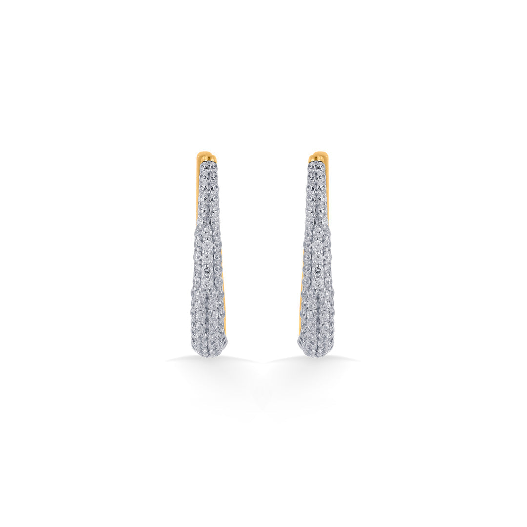 Radiya Circle Gold Hoops & Huggies Earrings for Women