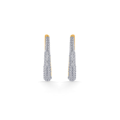 Radiya Circle Gold Hoops & Huggies Earrings for Women