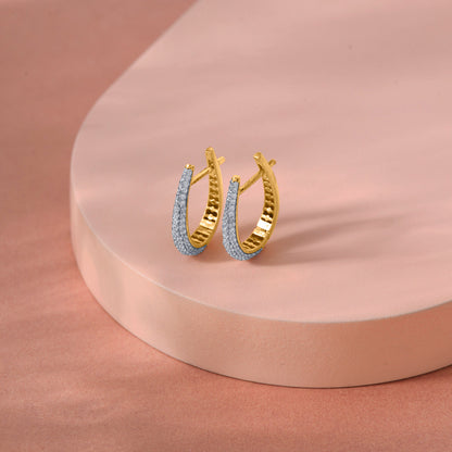 Radiya Circle Gold Hoops & Huggies Earrings for Women
