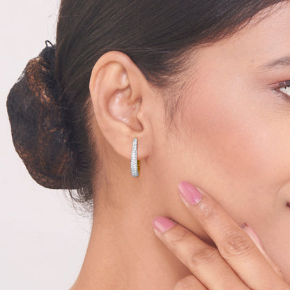 Radiya Circle Gold Hoops & Huggies Earrings for Women