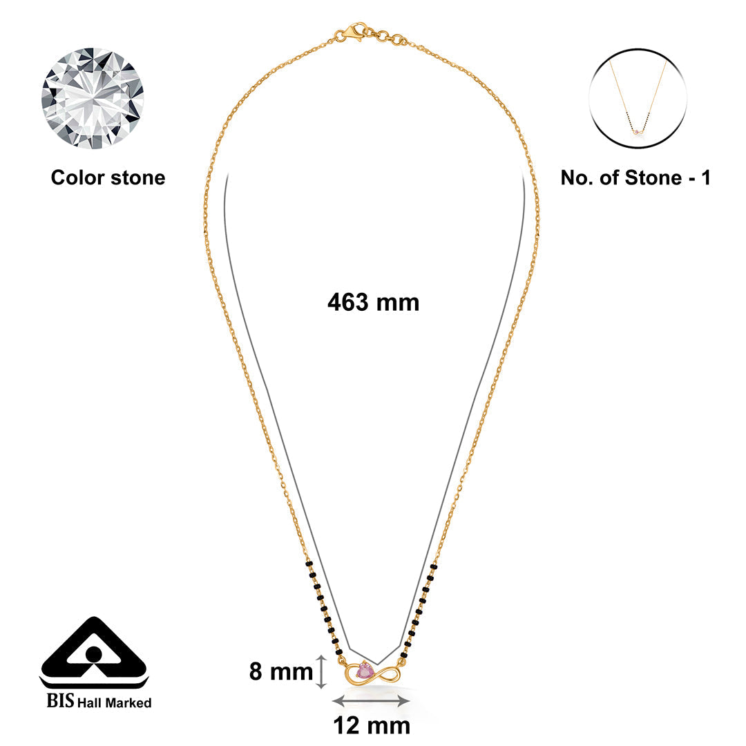 Rosé Forever Gold Modern Mangalsutra for Women