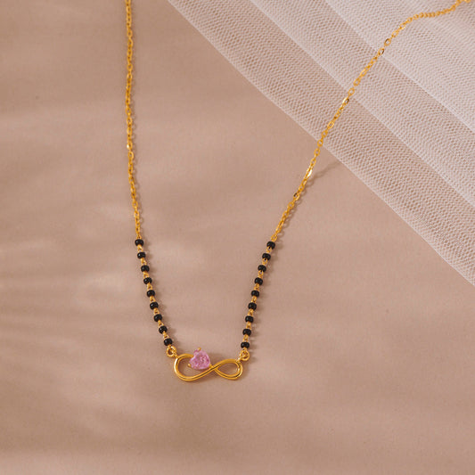 Rosé Forever Gold Modern Mangalsutra for Women