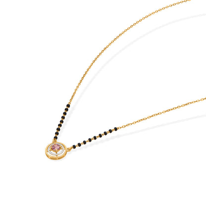 Blossom Line Gold Modern Mangalsutra for Women