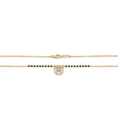 Blossom Line Gold Modern Mangalsutra for Women