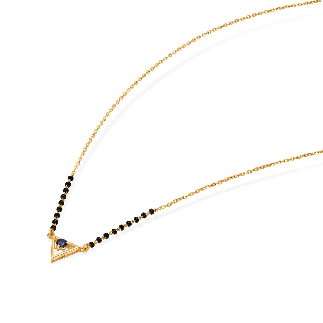 Noir Edge Gold Modern Mangalsutra for Women