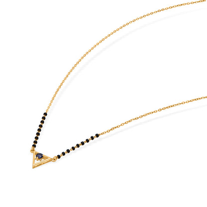 Noir Edge Gold Modern Mangalsutra for Women