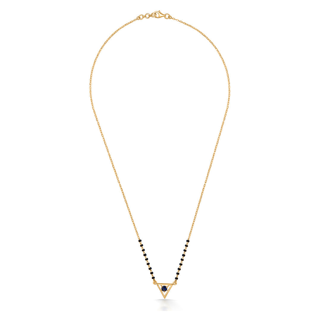 Noir Edge Gold Modern Mangalsutra for Women