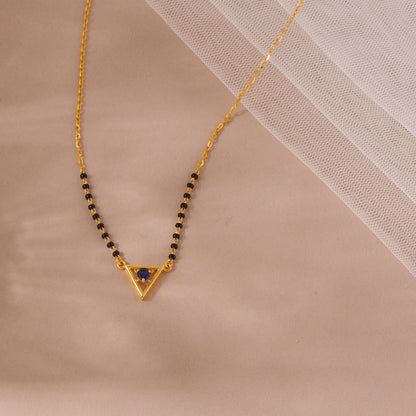Noir Edge Gold Modern Mangalsutra for Women