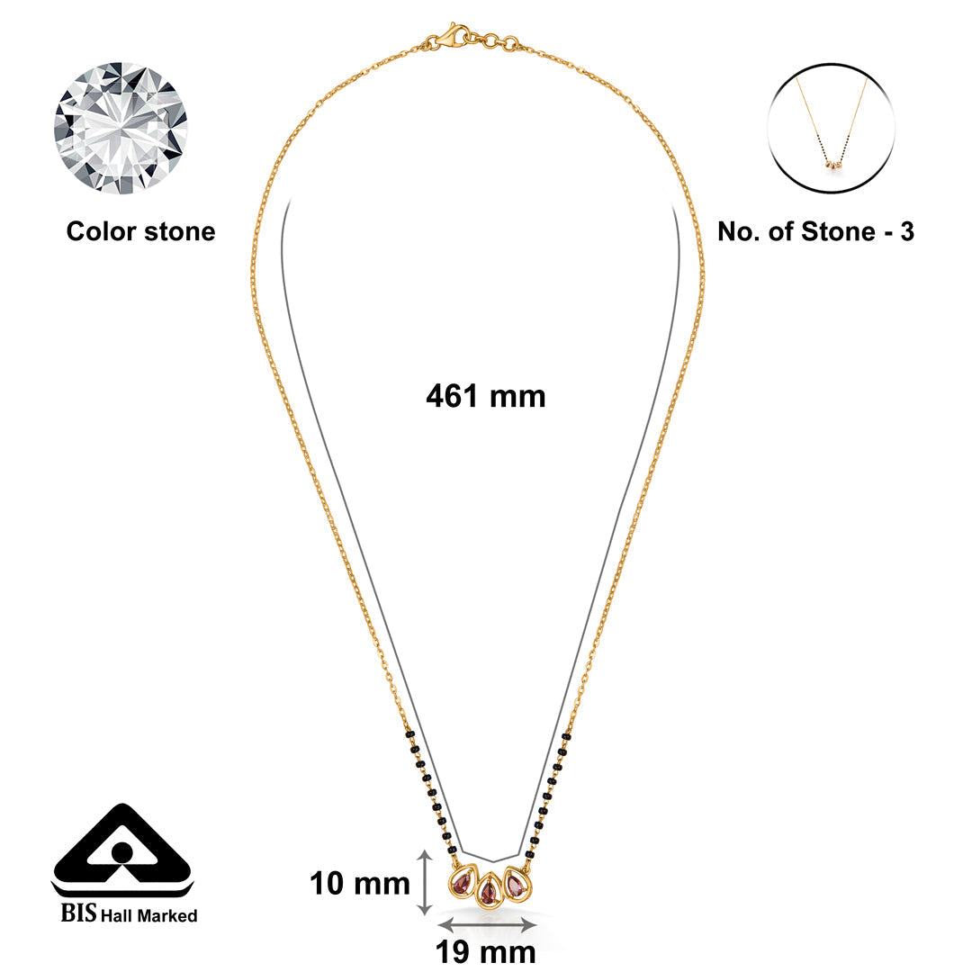 Timeless Knot Gold Modern Mangalsutra for Women