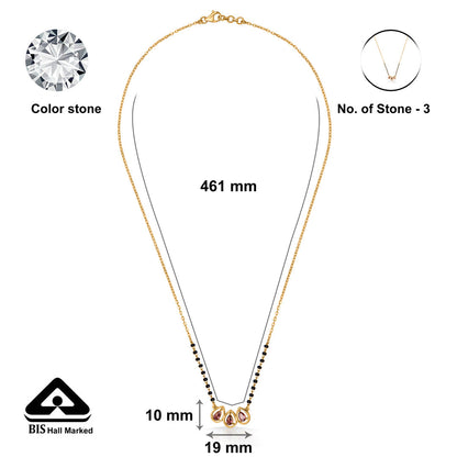 Timeless Knot Gold Modern Mangalsutra for Women