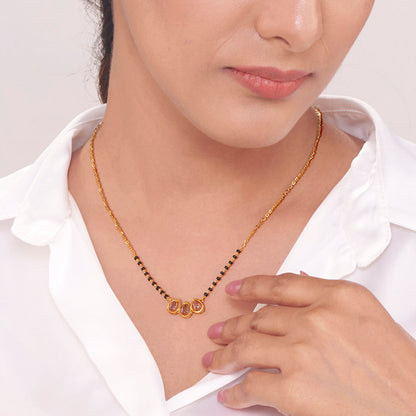 Timeless Knot Gold Modern Mangalsutra for Women