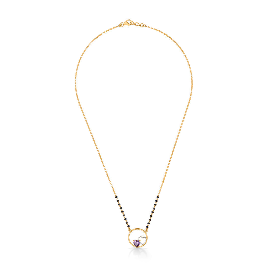 Forever Circle Gold Modern Mangalsutra for Women
