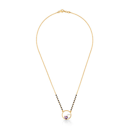 Forever Circle Gold Modern Mangalsutra for Women