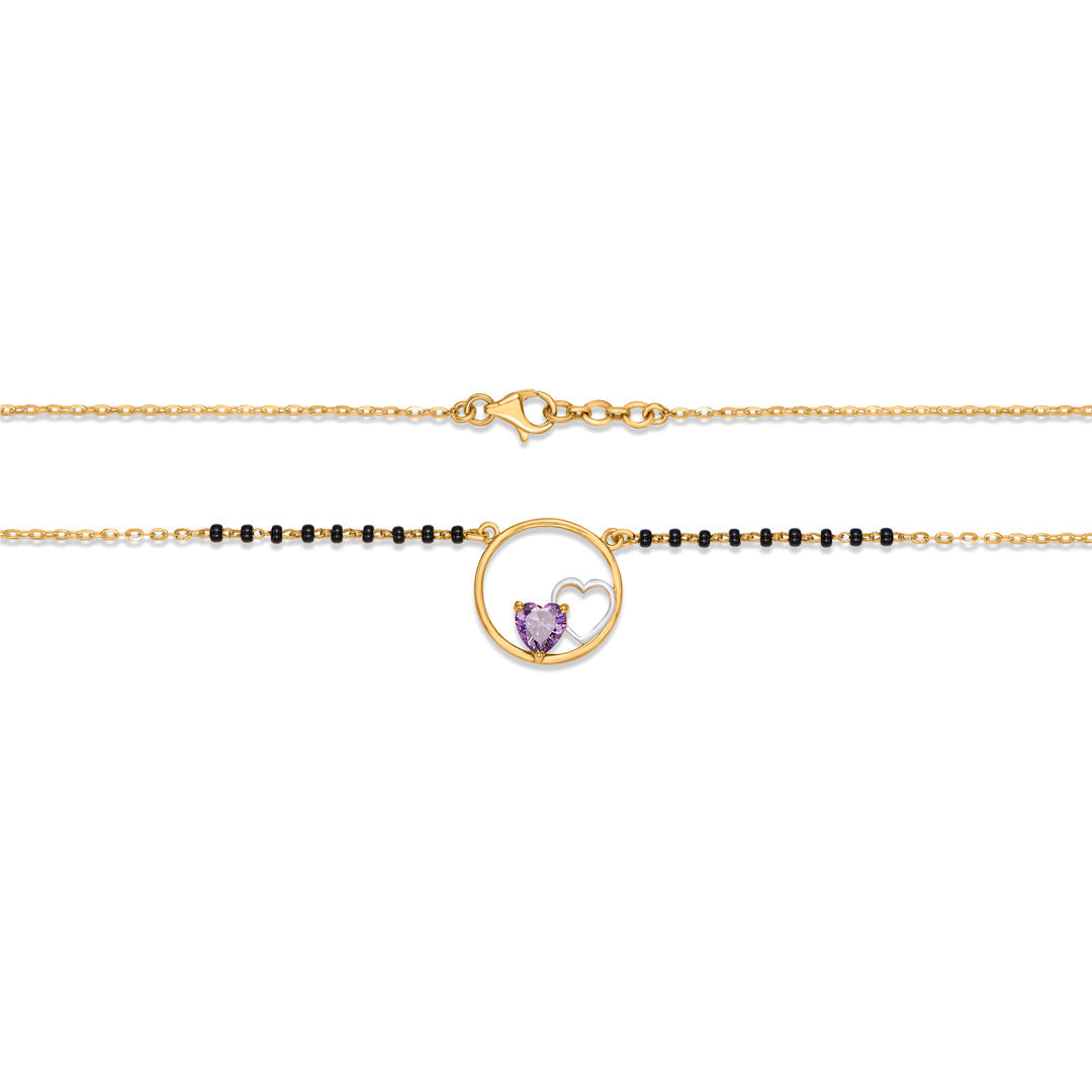Forever Circle Gold Modern Mangalsutra for Women