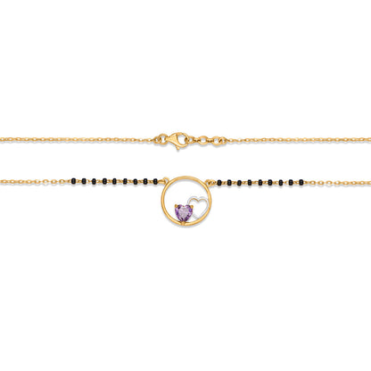 Forever Circle Gold Modern Mangalsutra for Women