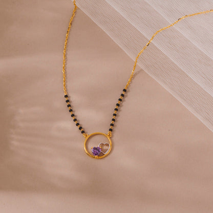 Forever Circle Gold Modern Mangalsutra for Women