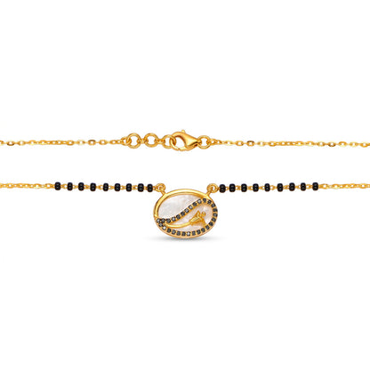 Bound Together Gold Modern Mangalsutra for Women