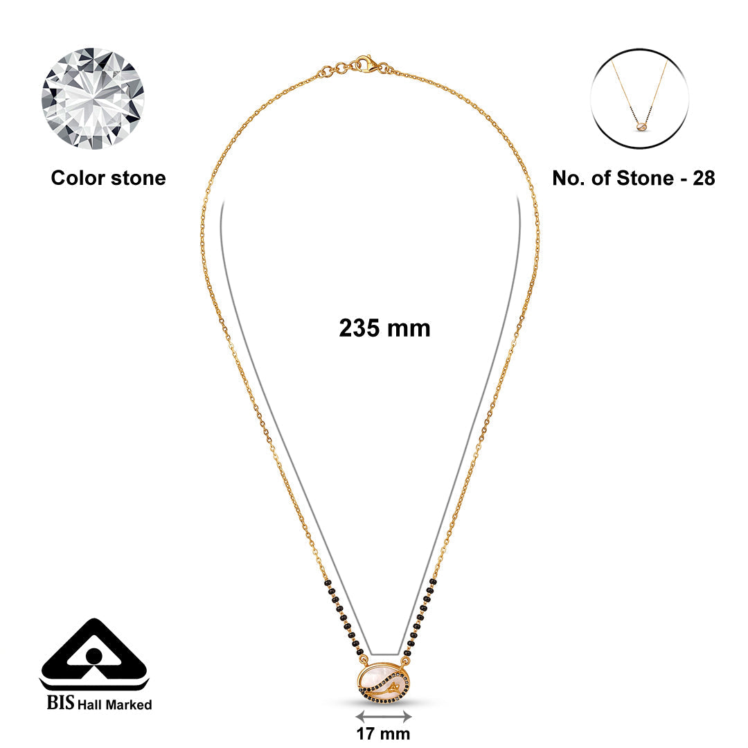 Bound Together Gold Modern Mangalsutra for Women